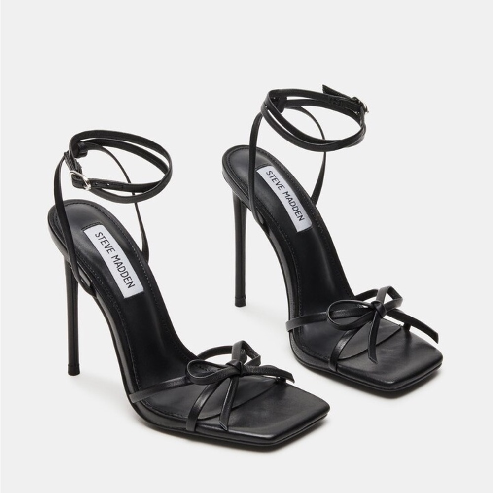 Steve Madden Black High Heeled Sandals